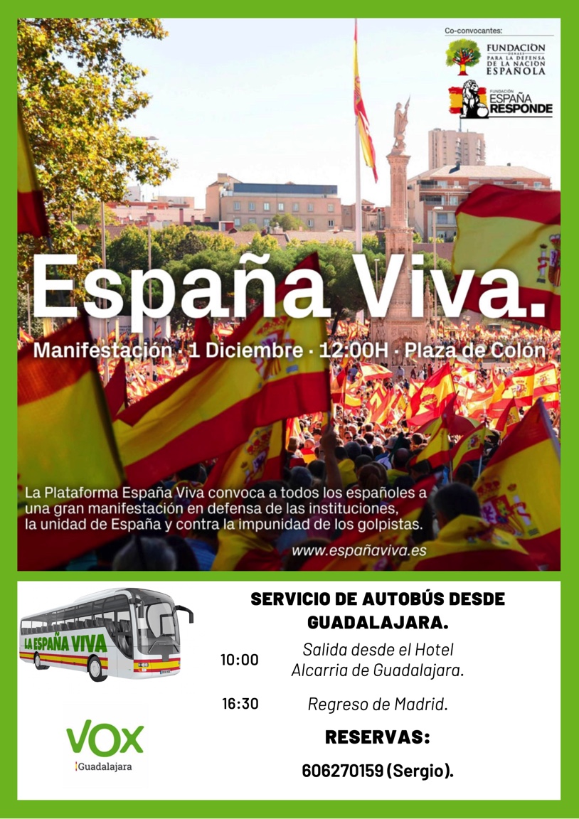 Autobus manifestacion 1D
