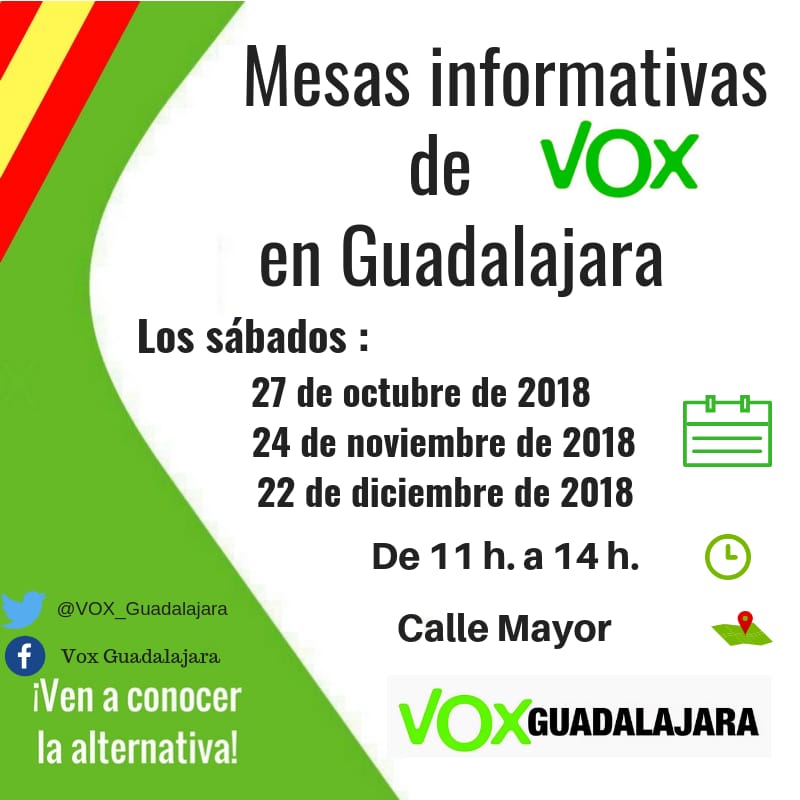 Mesas Vox Guadalajara