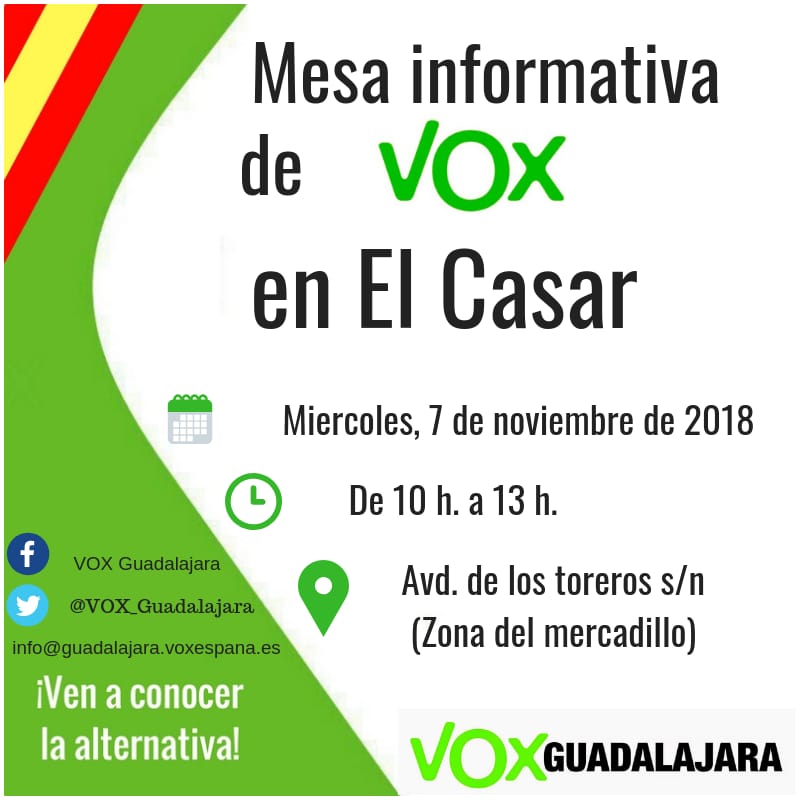 mesa informativa El Casar