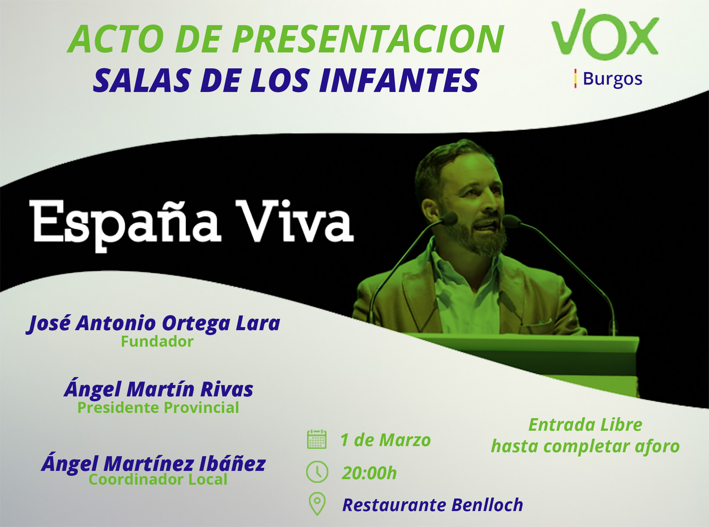 Acto Presentación de VOX en Salas de los Infantes