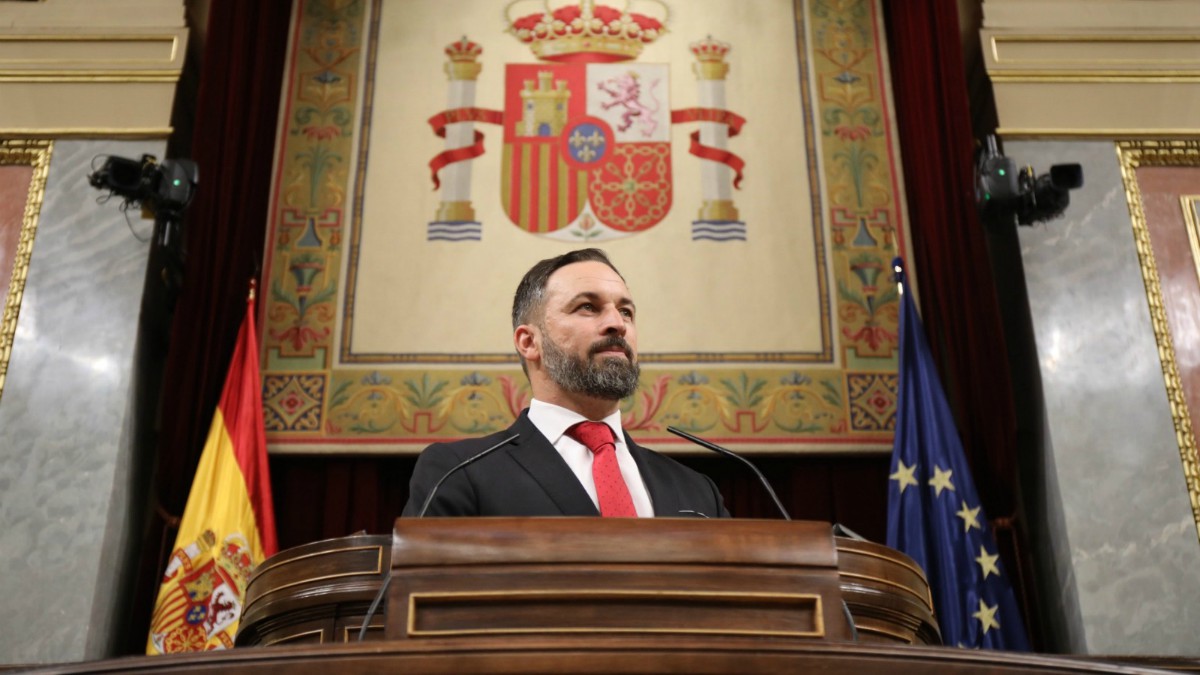 El presidente de VOX, Santiago Abascal