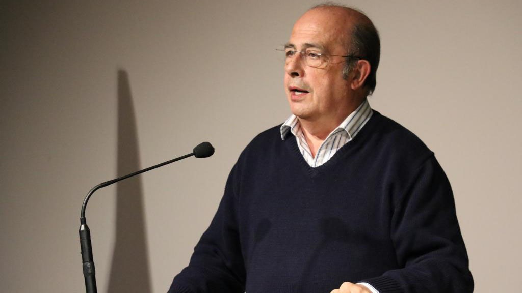Ignacio Gil Lázaro, candidato de Vox al Congreso, en el mitin de la semana pasada en Sueca, Valencia