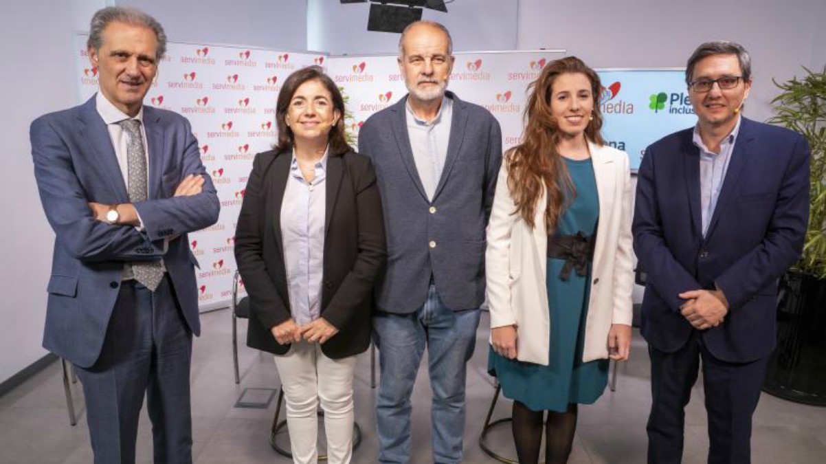 Rocío de Meer, en el debate de Servimedia./Jorge Fernández