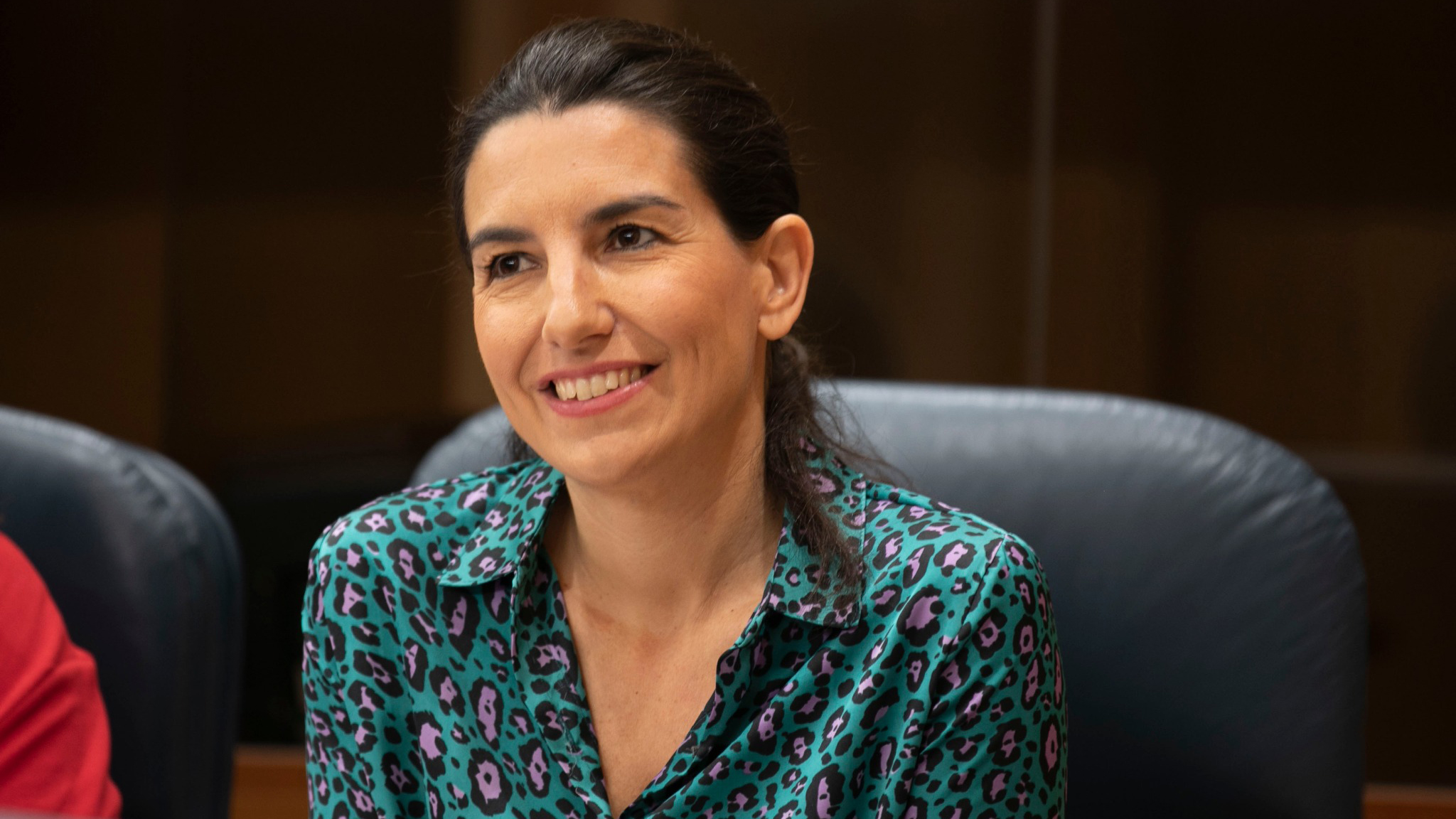 Rocío Monasterio, en la Asamblea de Madrid
