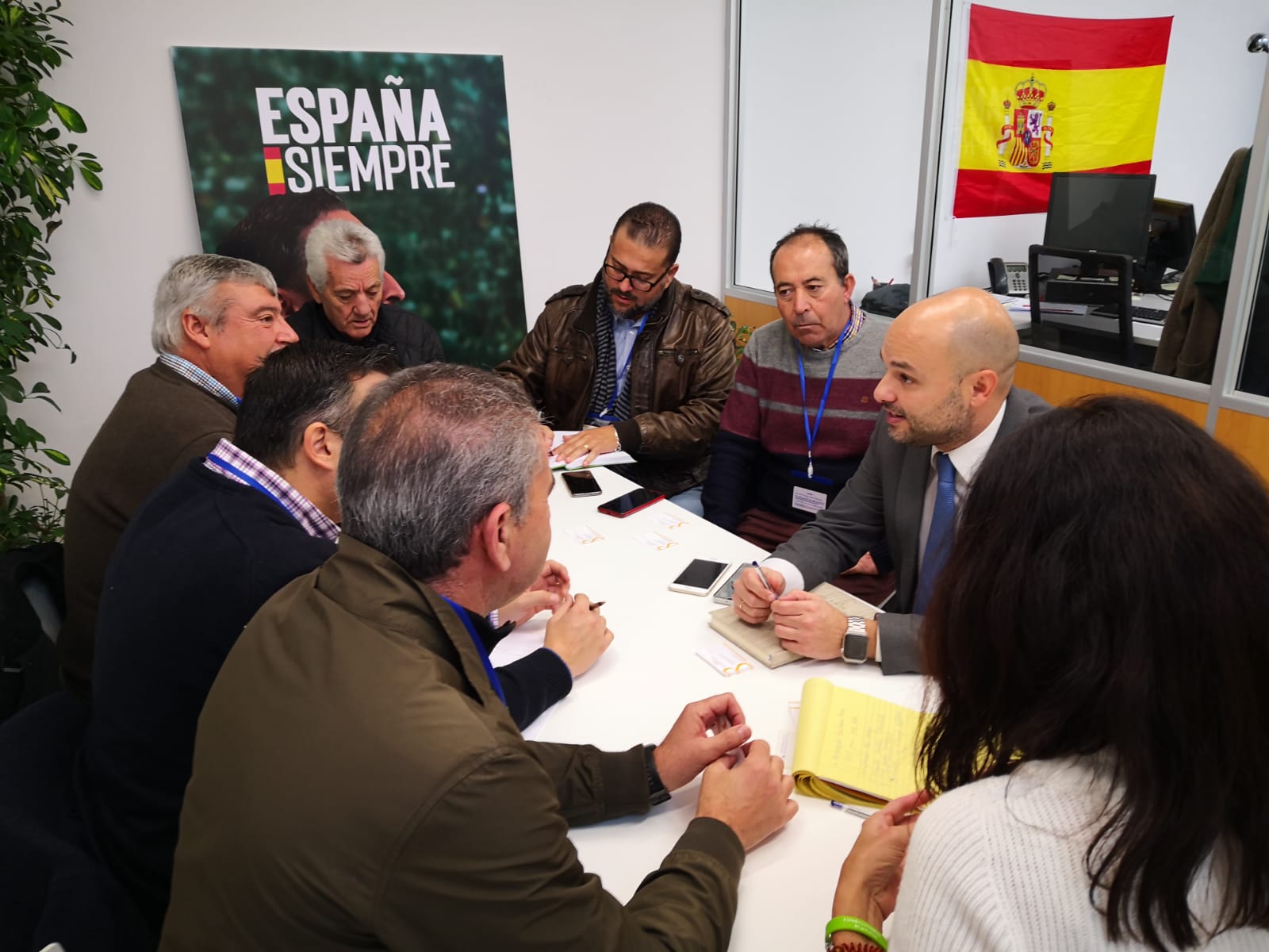 Reunión con el sector del taxi