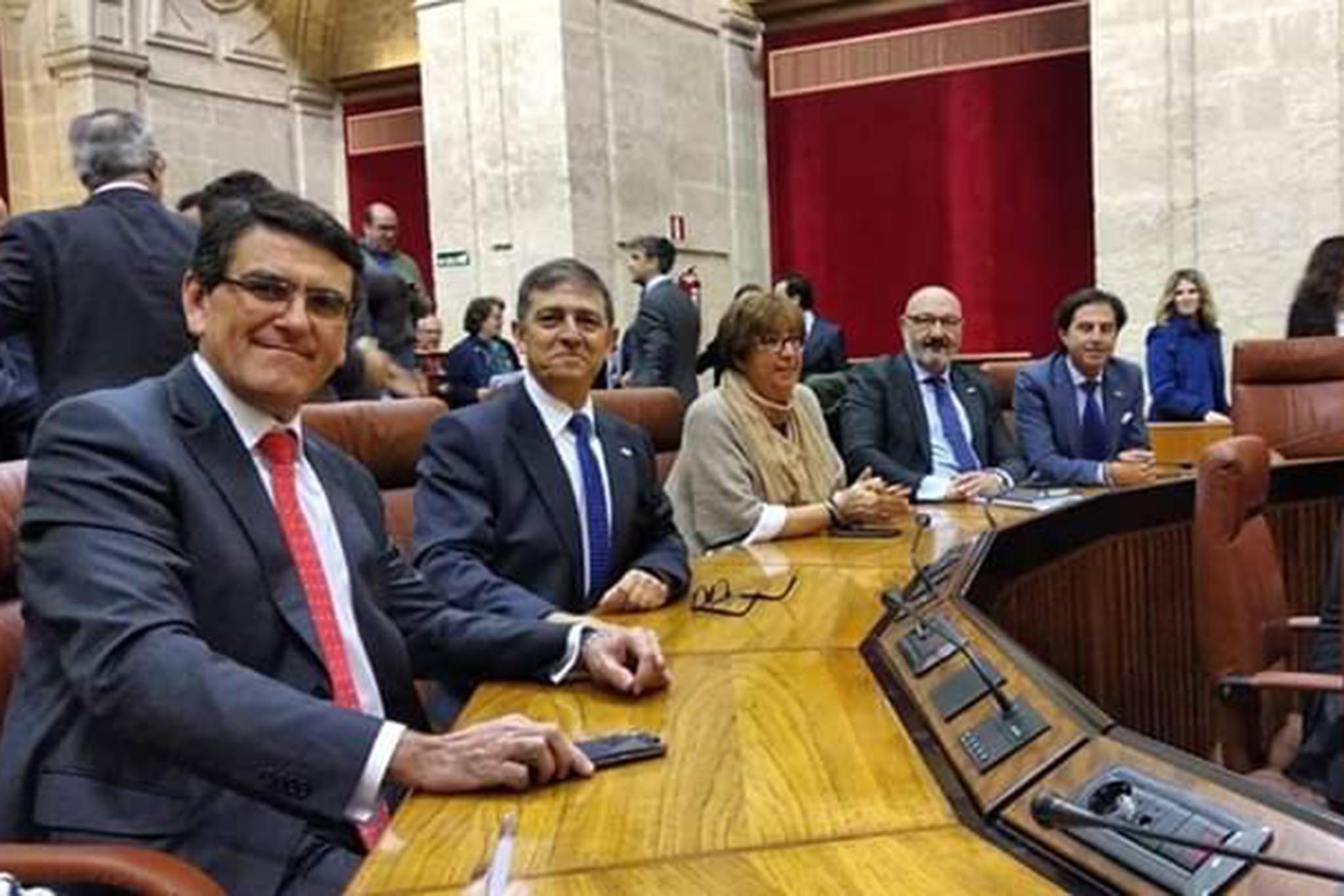 Equipo del Grupo Parlamentario VOX en la Junta de Andalucía