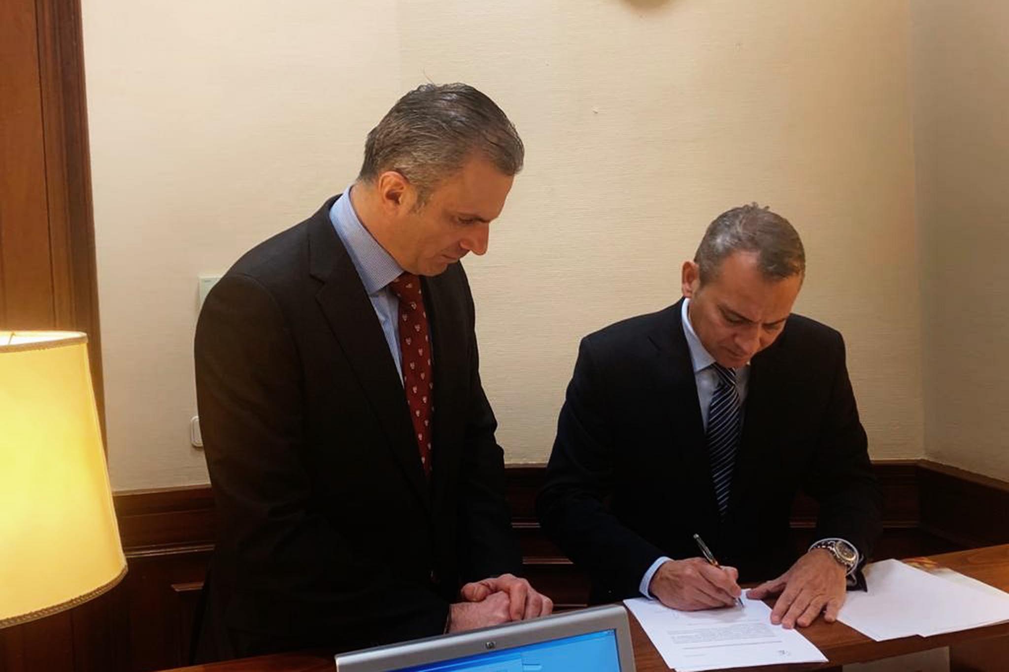 Javier Ortega y Tomás Fernández, en la imagen