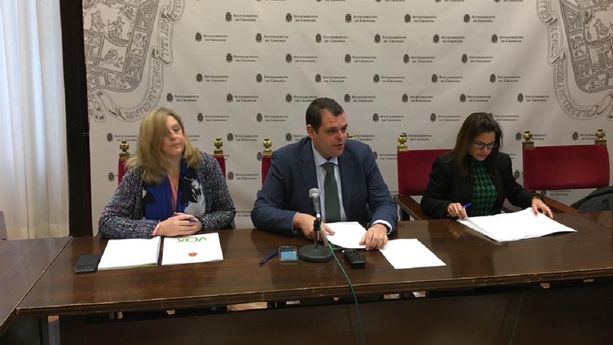 Grupo municipal de VOX en el Ayuntamiento de Granada