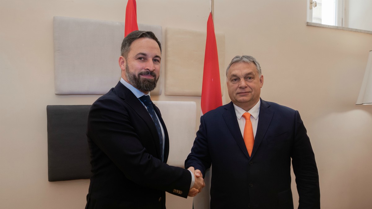 Santiago Abascal y Víctor Orban