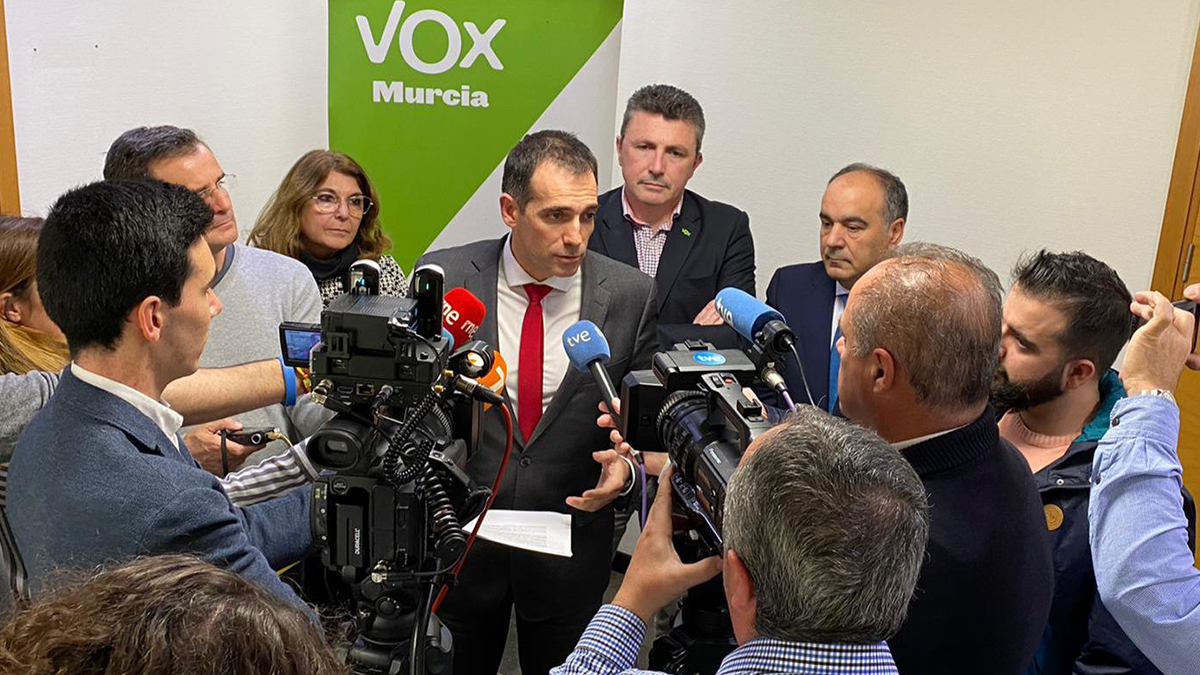 Diputados regionales GP. VOX de la Asamblea Regional de Murcia