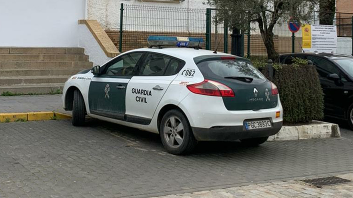 En la imagen, un coche de la Guardia Civil