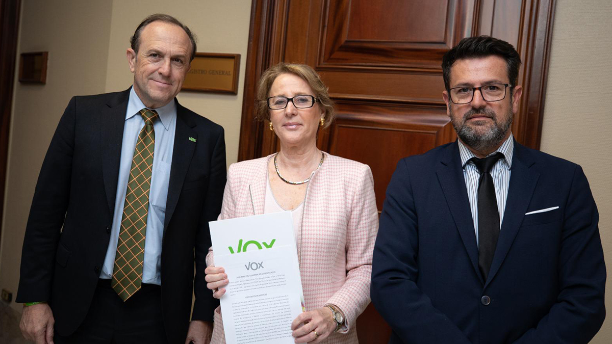 Luis Gestoso, Lourdes Méndez, Joaquín Robles, Diputados por Murcia