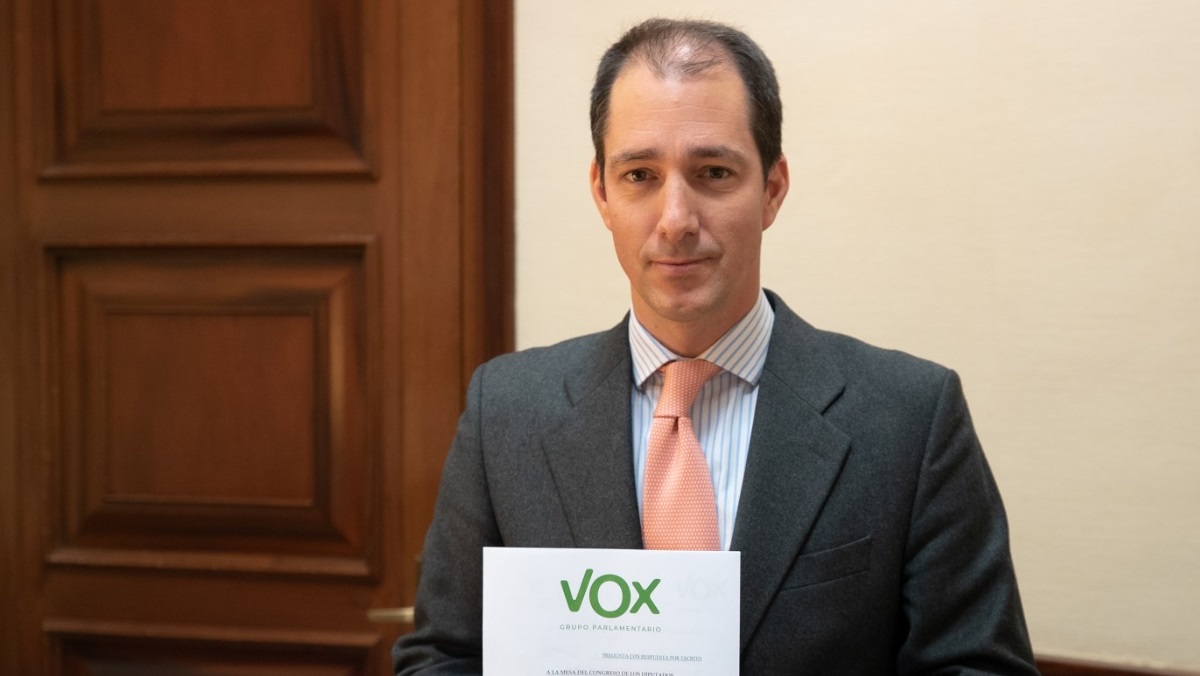 El diputado de VOX, Víctor González Coello de Portugal