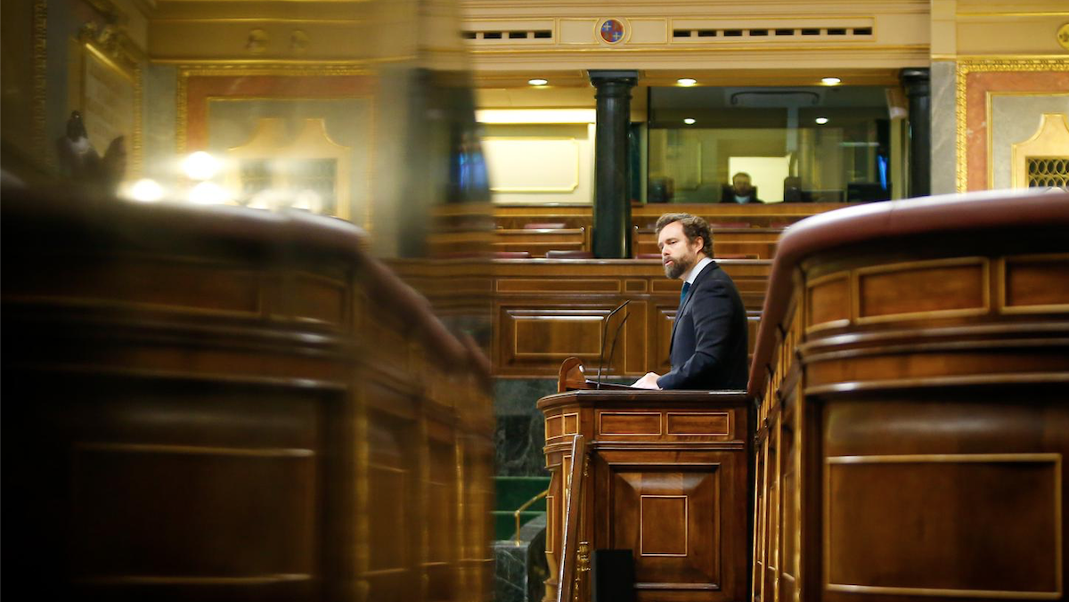 El portavoz del GP VOX, Iván Espinosa de los Monteros