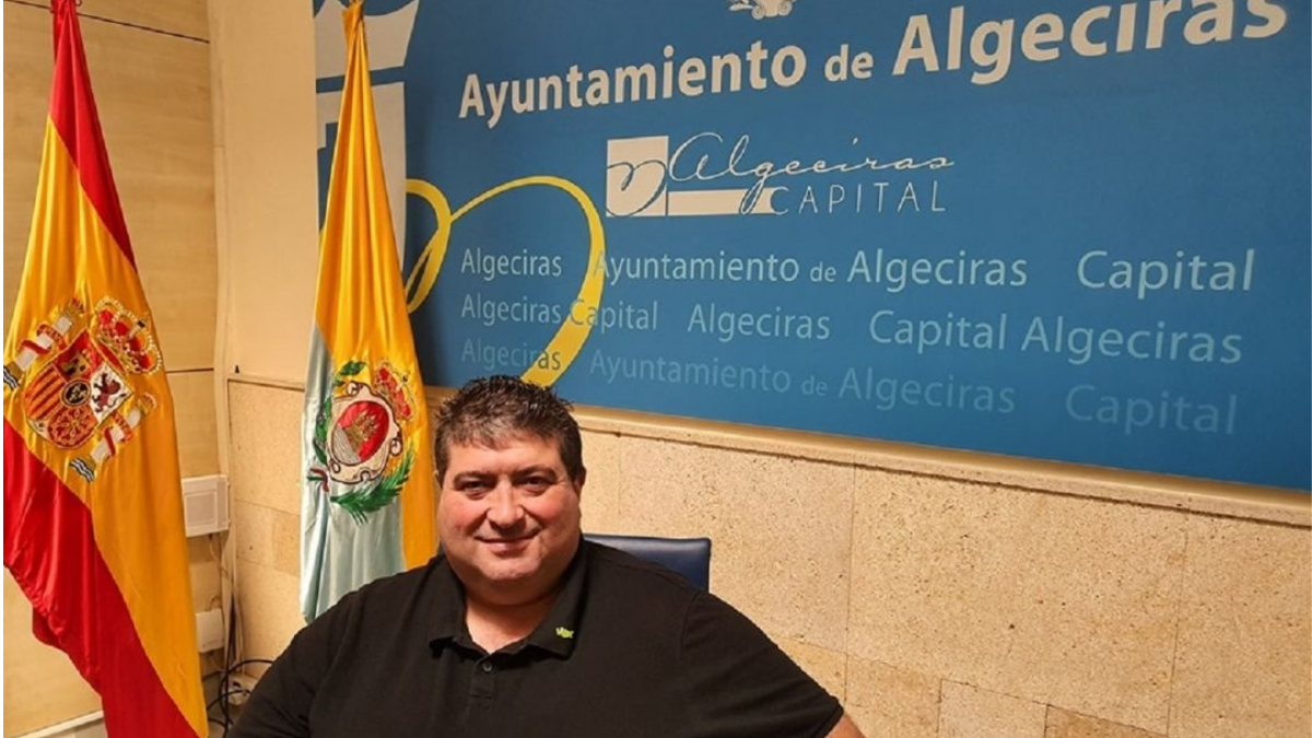 antonio gallardo reclama más protección para la policía local de algeciras