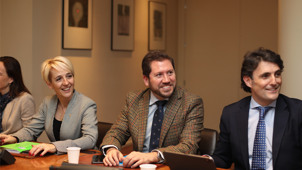 Los diputados Inés Cañizares, Carlos Fernández y Rodrigo Jiménez