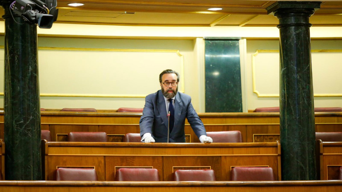 El diputado del GP VOX por Alicante, José María Sánchez