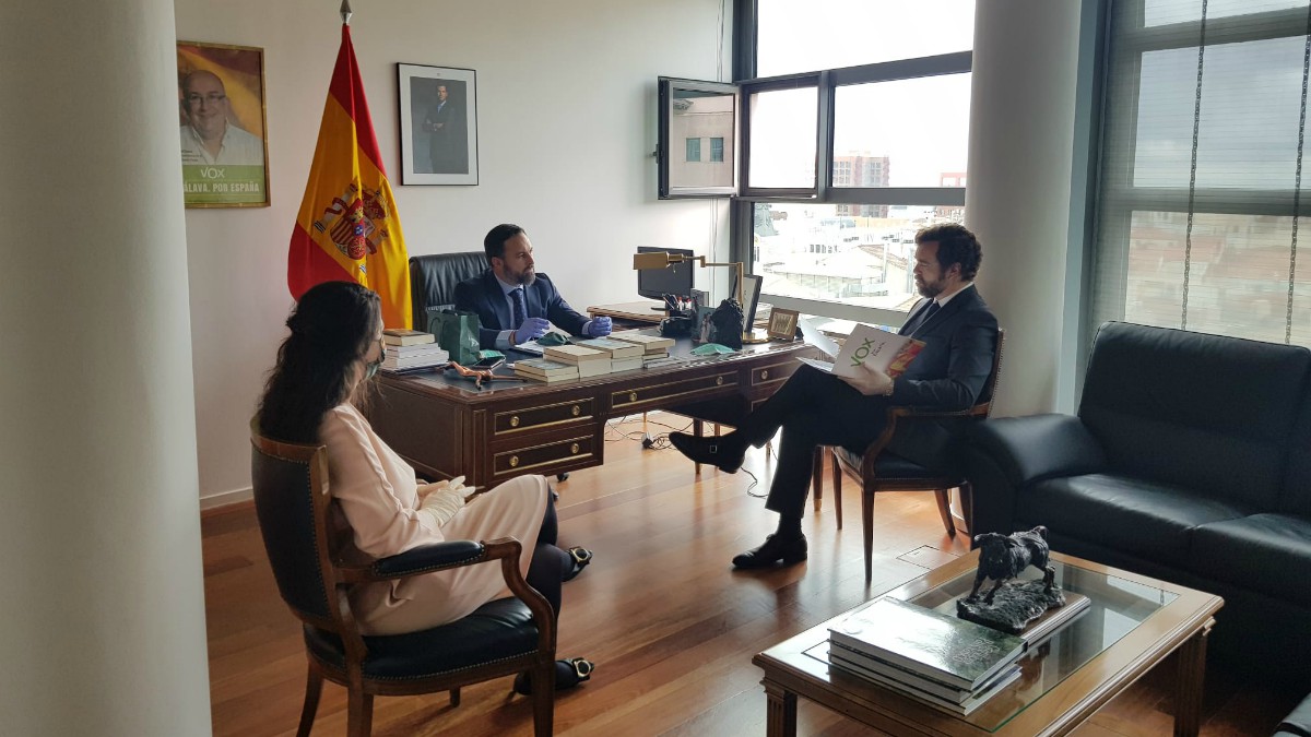El presidente de VOX, Santiago Abascal
