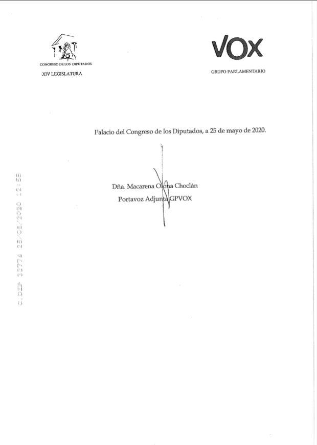 Petición comparecencia Grande-Marlaska