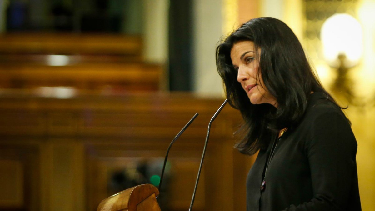 La diputada por Madrid, María Ruiz