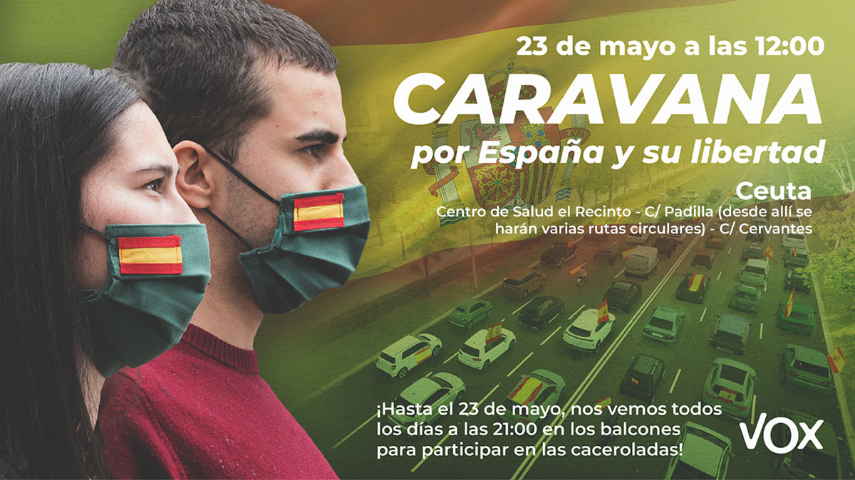 Cartel Caravana Ceuta