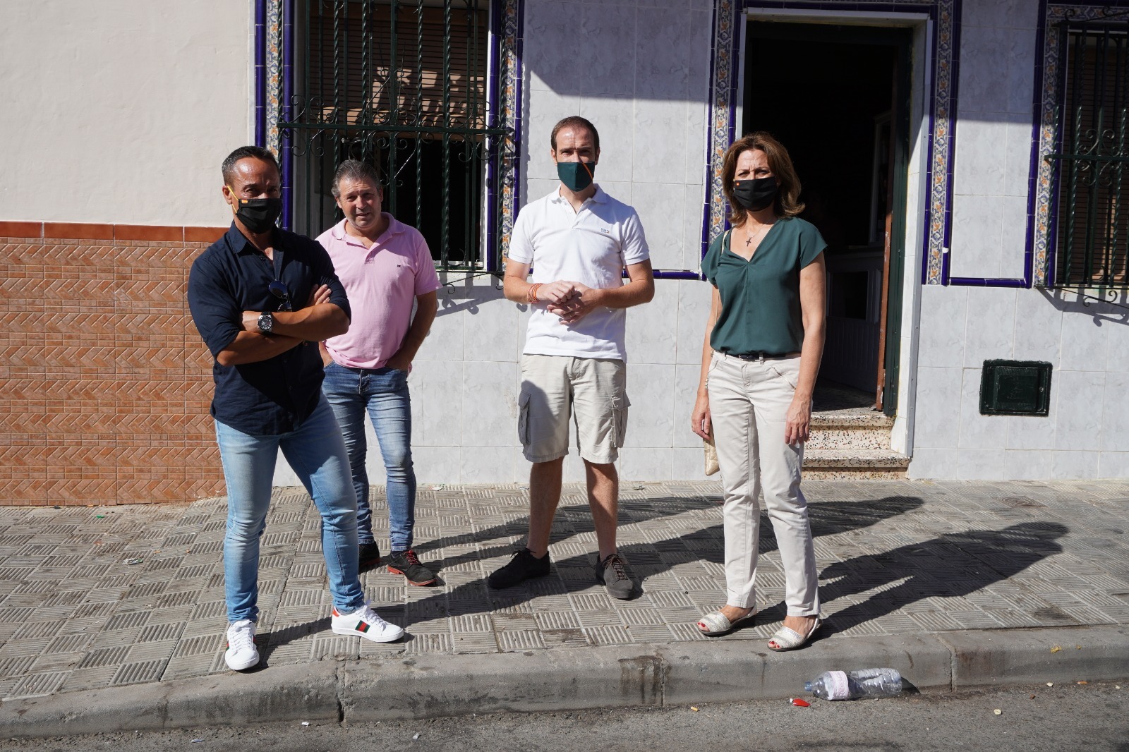 Dirigentes de VOX en Coria del Río