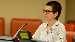 La diputada de ERC, María Carvalho