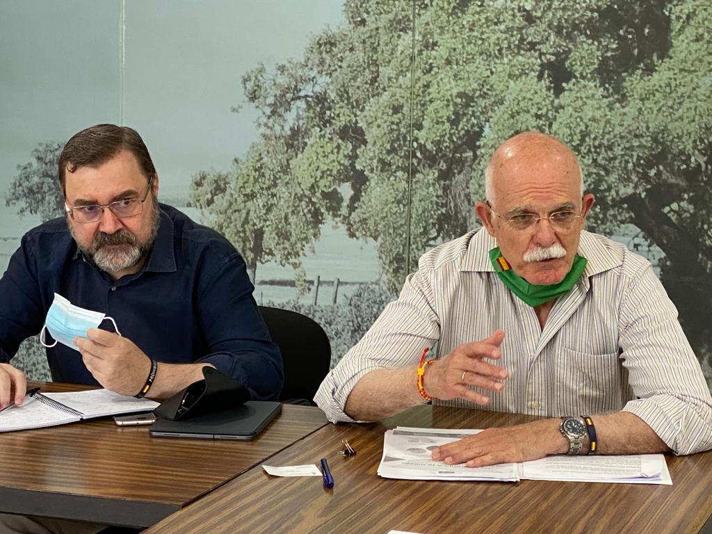 los diputados agustín rosety y carlos zambrano se reúnen con asaja