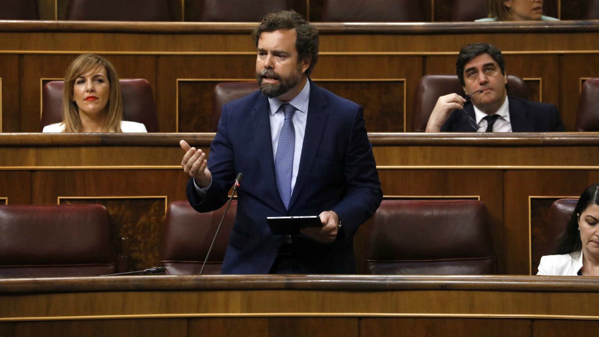 Iván Espinosa de los Monteros, durante la sesión de control.