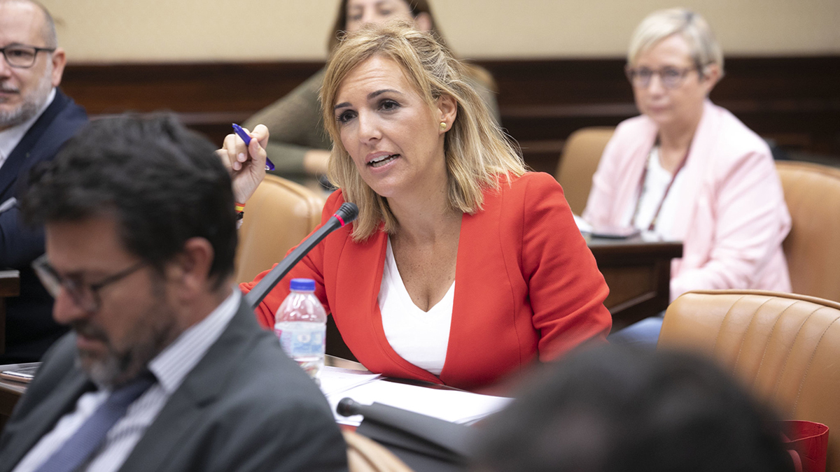 Patricia Rueda, en una Comisión de turismo