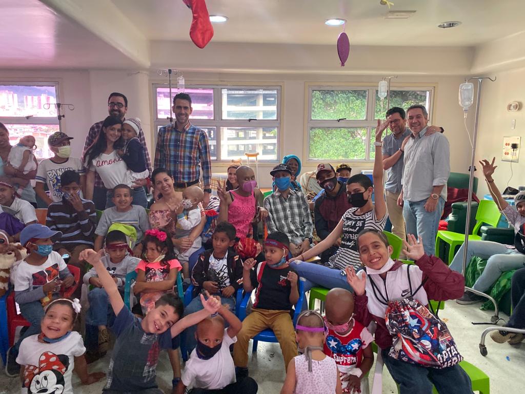 Donación hispotal niños enfermos de cancer