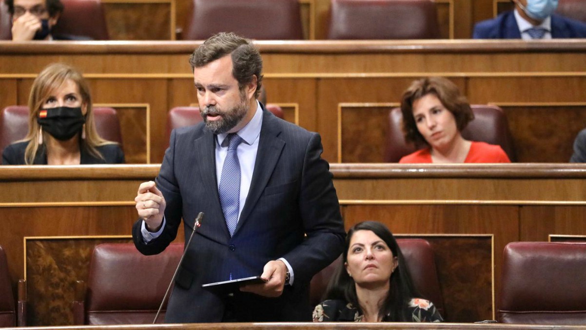 Iván Espinosa de los Monteros en la sesión de control