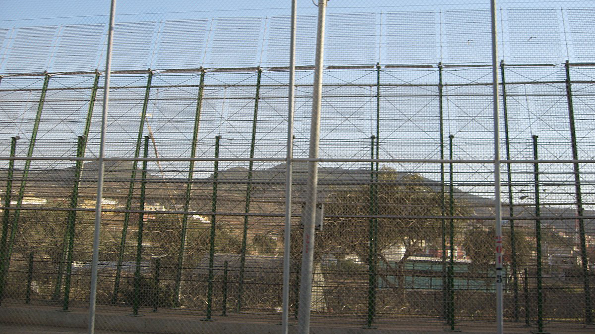 Imagen de la valla de Melilla