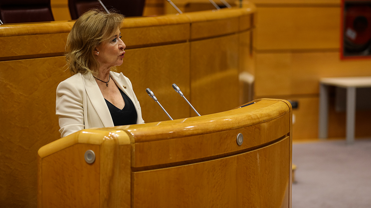 Yolanda Merelo, en el Senado