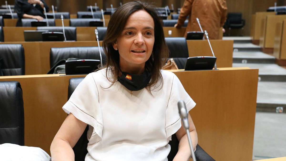 Georgina Trías en la comisión de Educación.