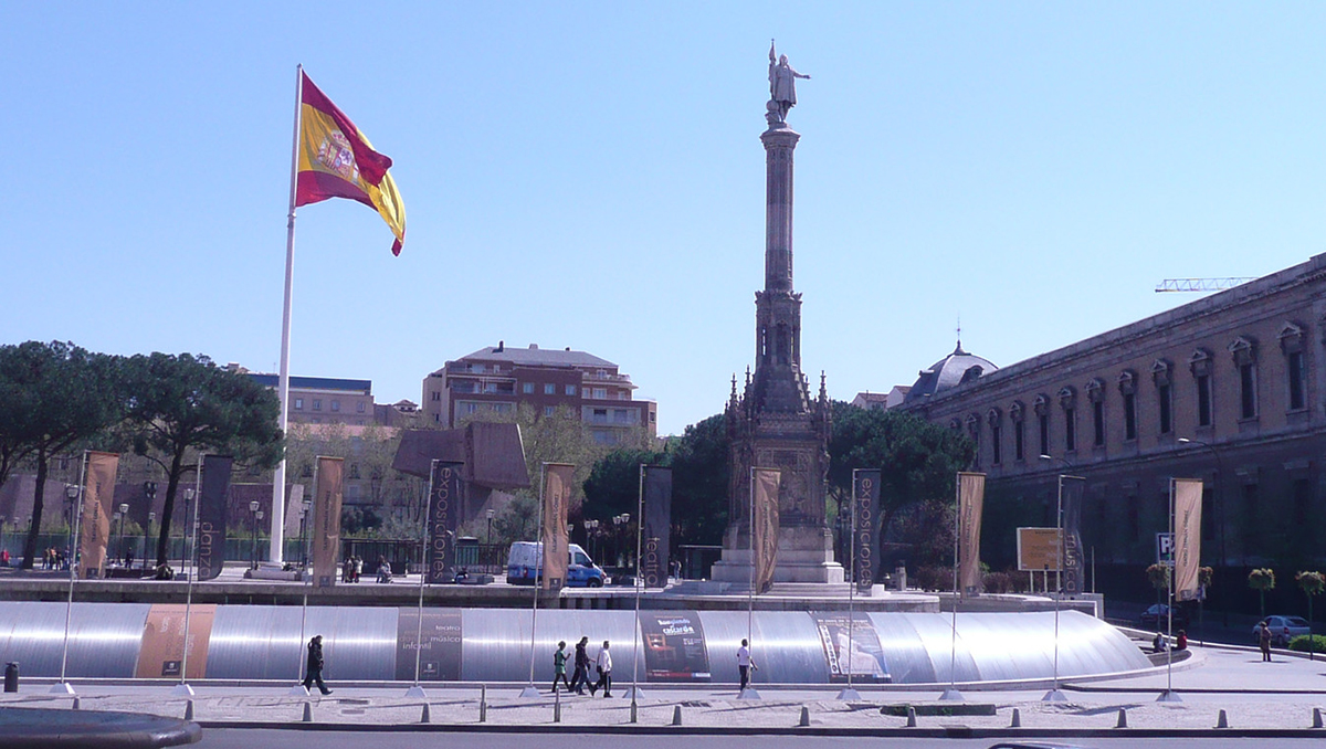 Imagen de la plaza de Colón