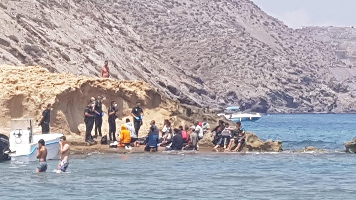 Llegada de una patera