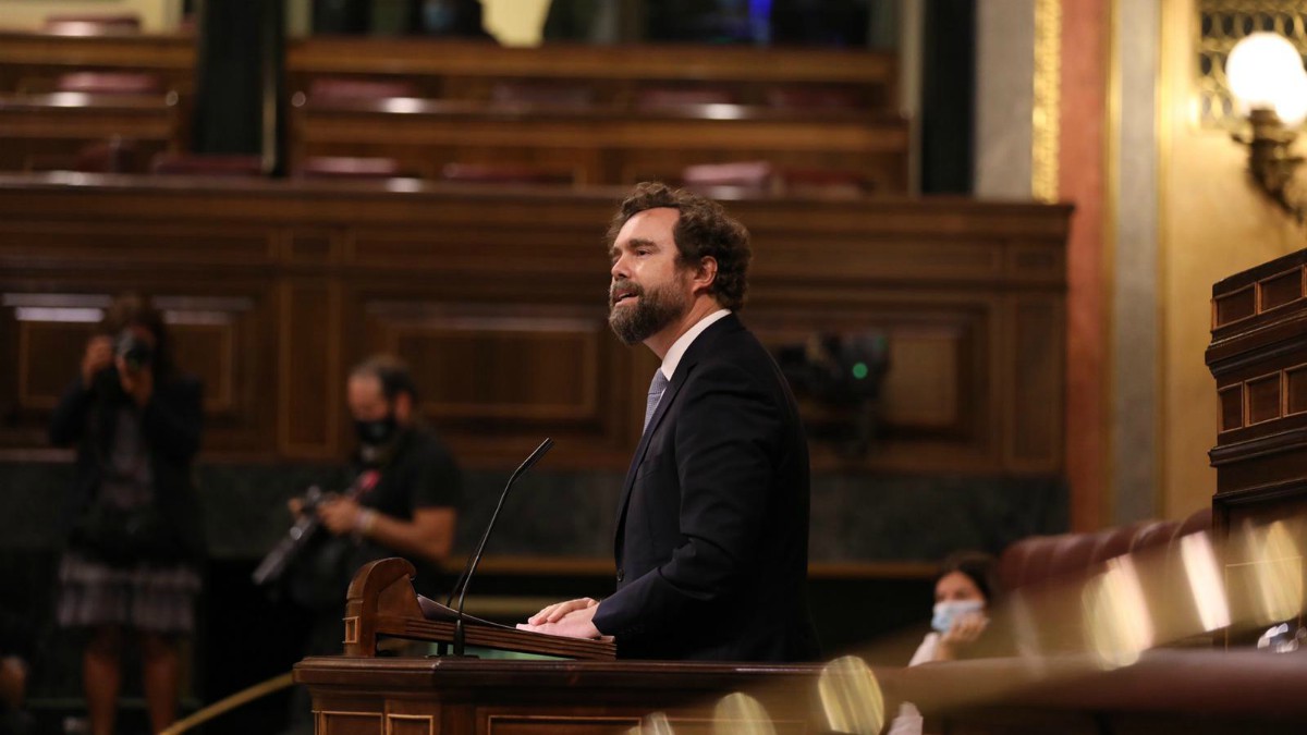 Iván Espinosa de los Monteros en la tribuna del Congreso