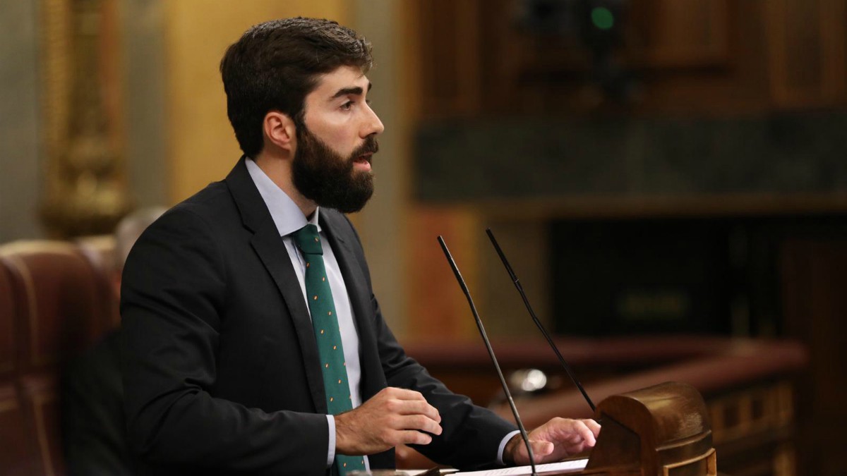 Manuel Mariscal en la tribuna del Congreso