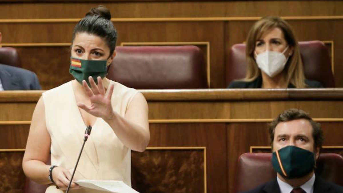 Macarena Olona en la sesión de Control