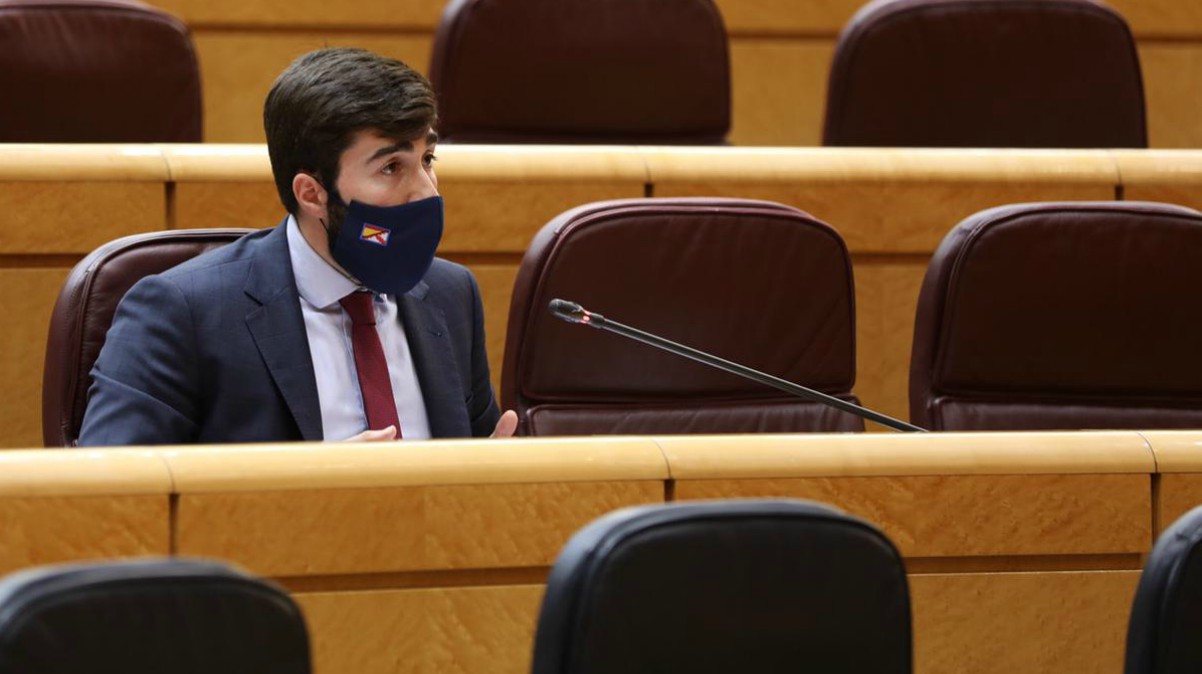 Manuel Mariscal, en la comisión de RTVE, en el Senado.