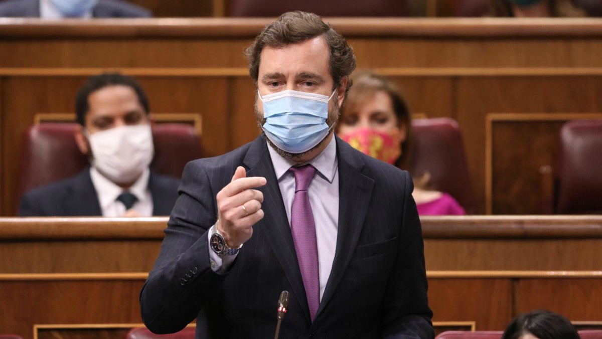 Iván Espinosa de los Monteros en la sesión de control