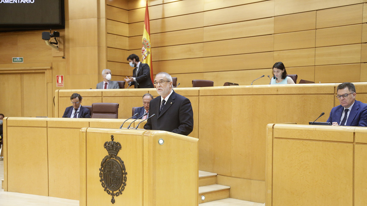 José Manuel Marín, en el Senado