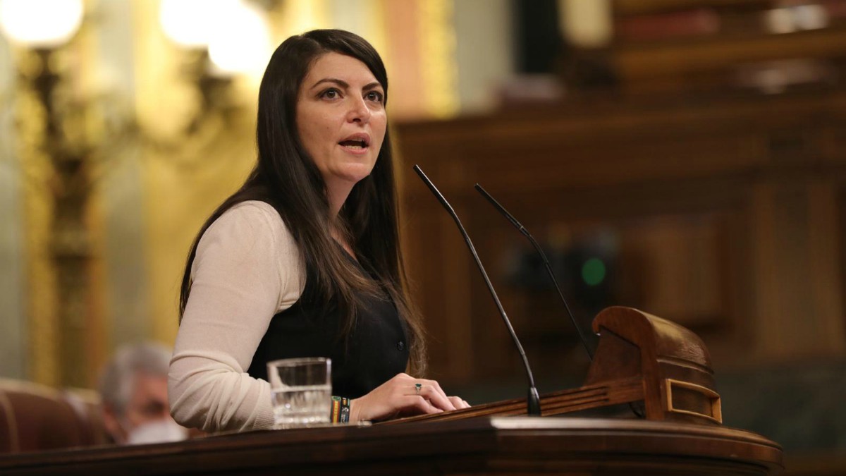 Macarena Olona en la tribuna del COngreso
