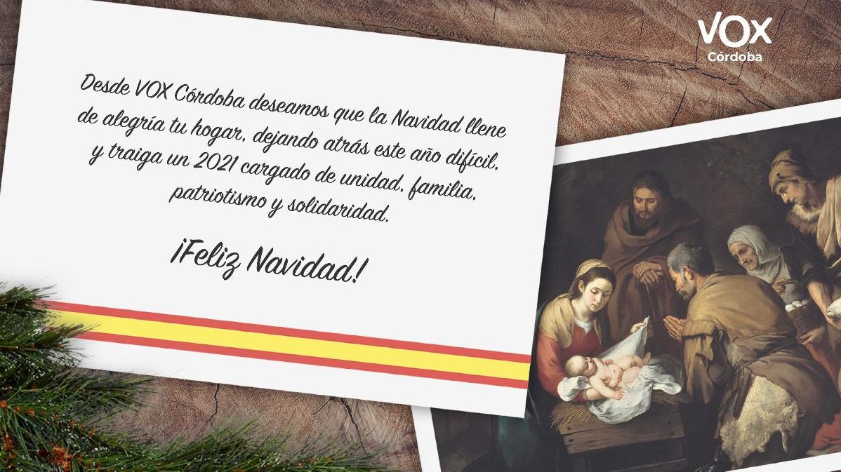 Felicitación VOX Córdoba