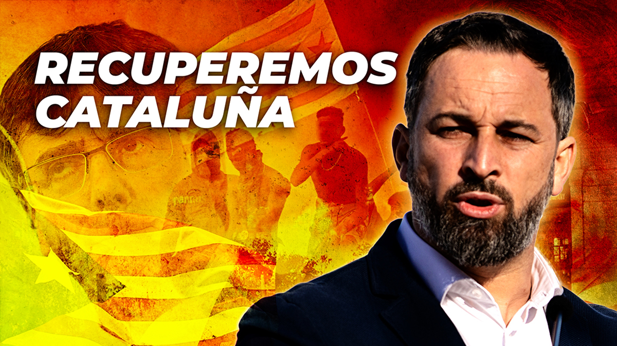 Santiago Abascal, en Barcelona