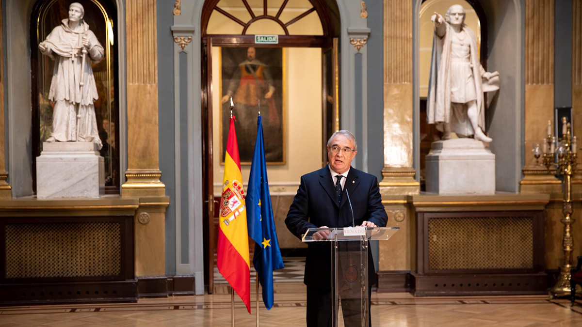 José Manuel Marín, en el Senado