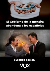 Así es el Flyer que VOX Sevilla repartirá por la provincia.