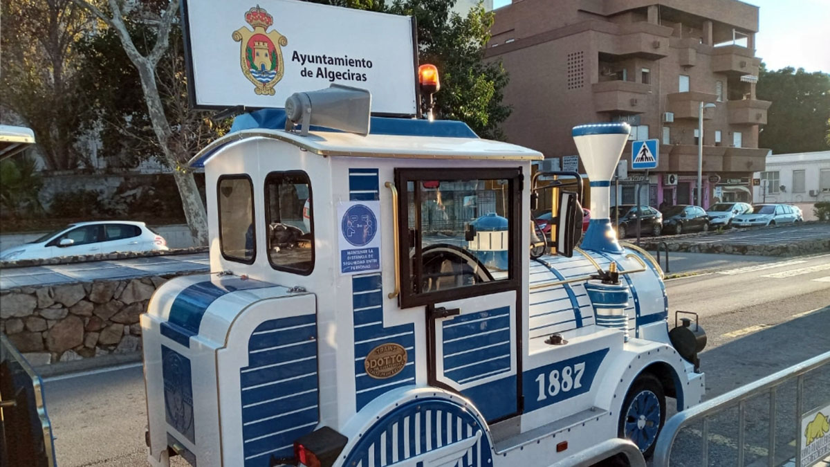 VOX Algeciras tren infantil