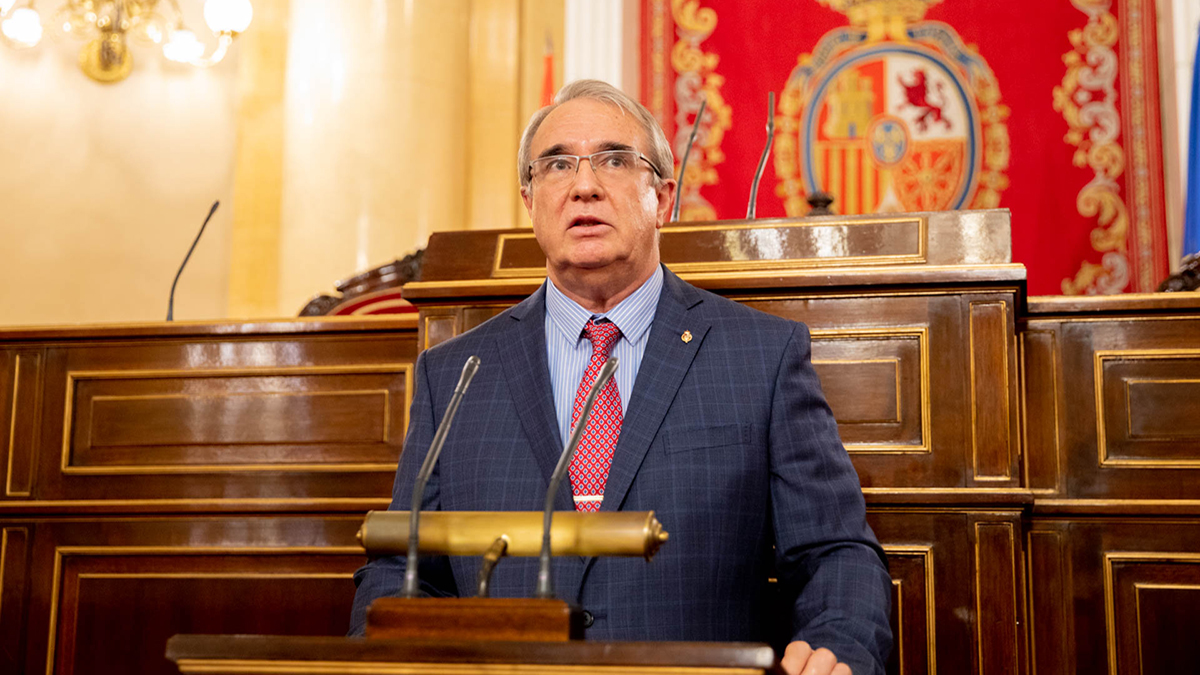 José Manuel Marín, en el Senado